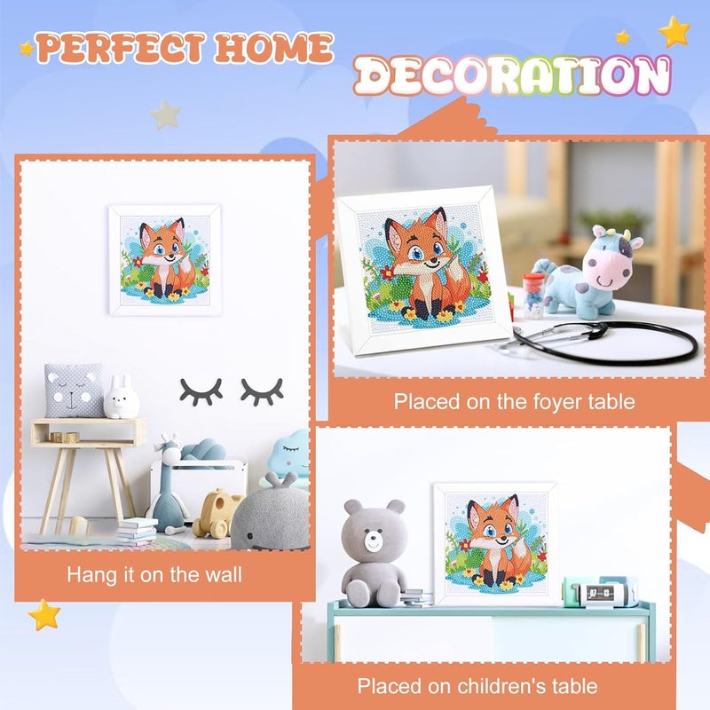 Nardoll Diamond Art Kits with Wooden Frame - Arts and Crafts - Dimond Art Painting by Numbers - GEM Art for Beginners Adult Home Wall Decor - Image 3